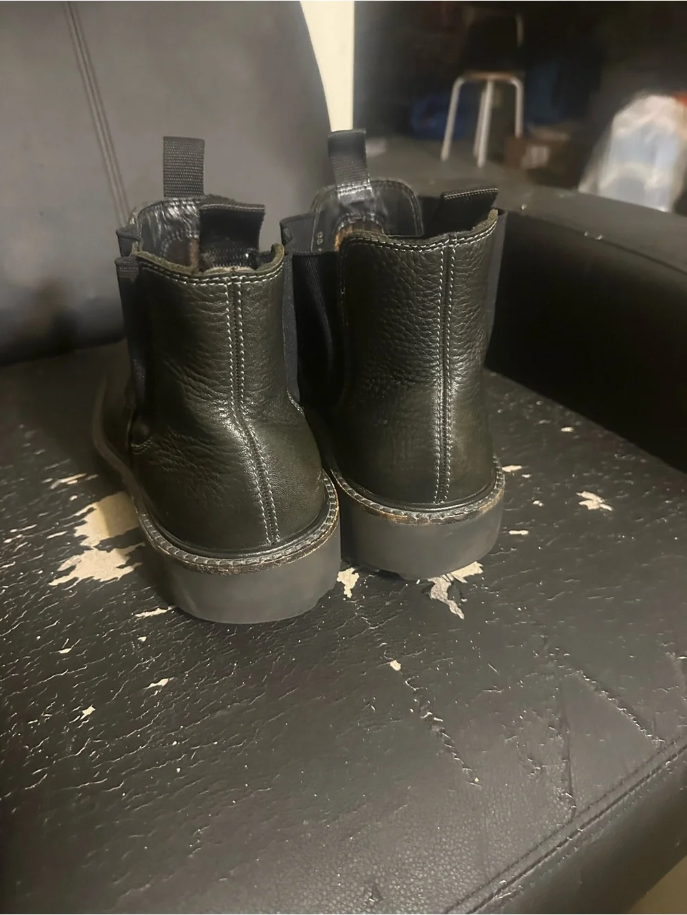 Ecco Men's Chukka Boots in Dark Green Leather